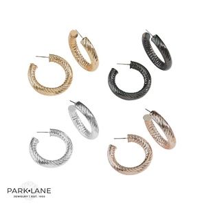 NWT 💎 Hoop Earrings 💎 Dallas - Silver